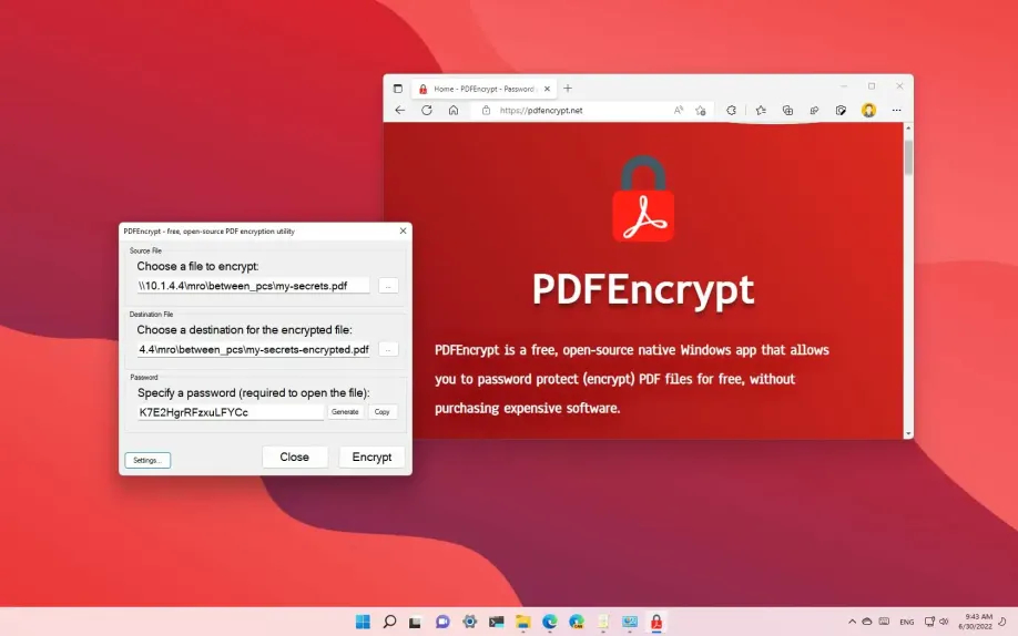 محافظت از فایل PDF با رمز عبور